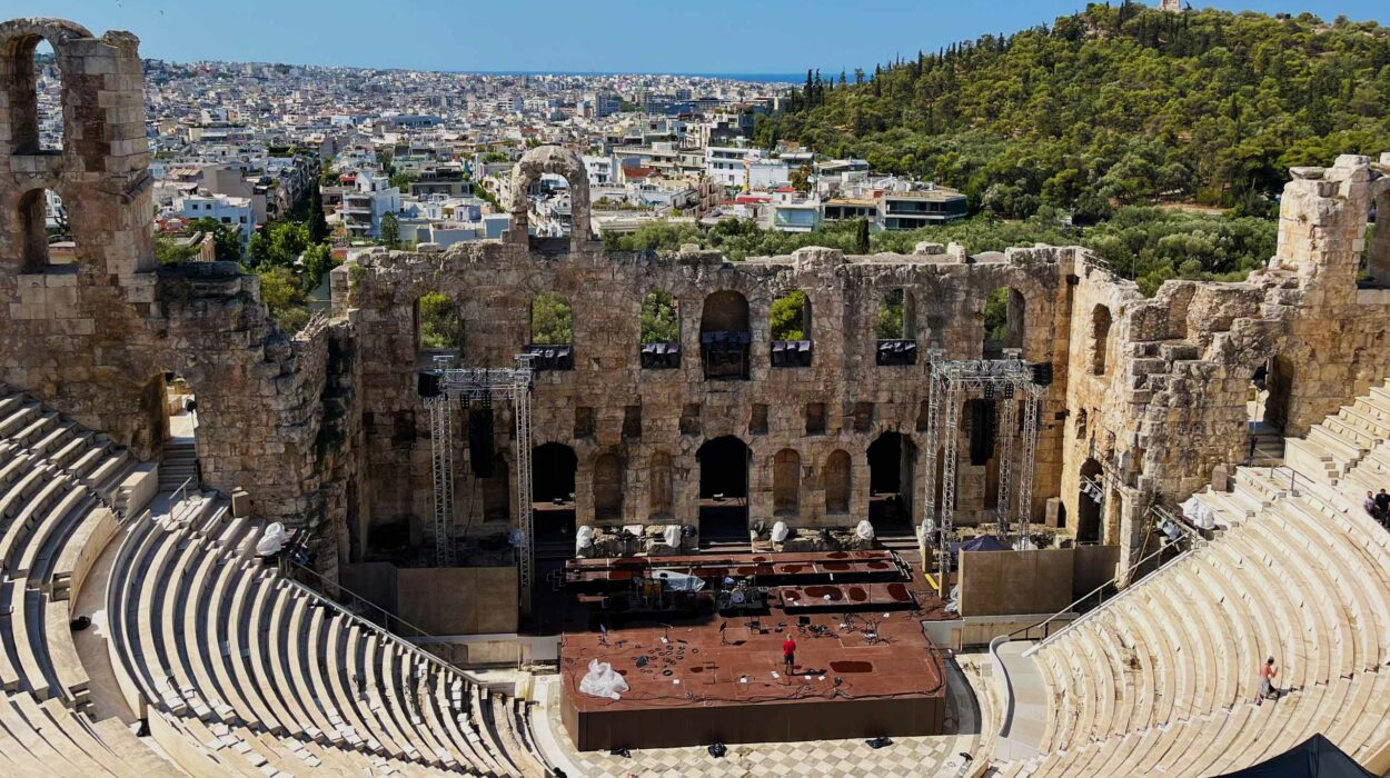 Landscape image of ruins